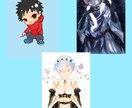 アイコンなどのイラストを描きます チビキャラや等身キャラクター、サムネイルなどお描きします イメージ4