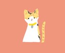 アイコン使用可！あなたのねこちゃんゆるく描きます お好きなカラーを背景に、ねこちゃんの似顔絵をゆるく描きます。 イメージ2