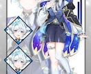 配信で必要なイラストからモデルまで全て作成します サムネイルやlive2dによる2Dモデル，3Dモデル作成可能 イメージ9