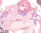 歌ってみた、サムネ、一枚絵等のイラスト描きます 商用無料！動画/配信/アイコン/グッズ/立ち絵 イメージ1