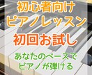 初回限定1000円でピアノお試しレッスンいたします 初心者向けに、のんびりゆったりレッスンします。 イメージ1