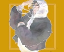 オシャレなSNSアイコン描きます 鉛筆タッチの線に鮮やかな色で見た人の目を引くイラスト イメージ5