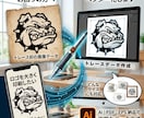 画像データのトレース・Aiデータ化を承ります 拡大しても輪郭が滑らか。印刷に強いデータへ整えます。 イメージ1