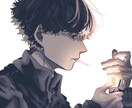 SNS等のアイコン制作致します 空気感。雰囲気のあるイラストに仕上げます。 イメージ2
