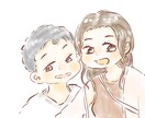 似顔絵描きます のほほんとしたタッチのイラスト似顔絵どうですか？ イメージ1