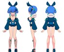 イラスト制作（等身高め）やります キャラクター立ち絵やグッズ制作、MVなどに！ イメージ1