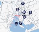 AIデータ納品◇迷わない案内地図を作成いたします 【全国対応オンライン完結】駐車場案内・避難経路・注意喚起地図 イメージ6