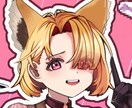 ポップで目を引くミニキャライラストを制作します SNS・配信・グッズに映える！あなただけのポップな一枚を。 イメージ1