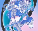 ポップで可愛いイラストを描きます アイドル,コンカフェ,Vtuber,キャラデザ等 イメージ3