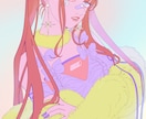 カラフルポップな女の子をお届けいたします 自我の強さをダークから明るくまで露わにさせます イメージ2