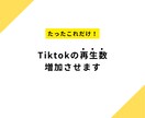 Tiktok再生数＋1000回以上増加ます Tiktok再生数＋1000回以上増加させます イメージ1