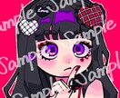 ポップな女の子のイラスト描きます SNSアイコン用のオリジナルイラストを作成します イメージ7