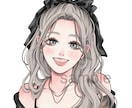 透明感×可愛い♡SNSで映えるアイコン描きます 【先着5名様のみ基本料金3000円！】女の子の理想を形に◎ イメージ5