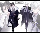 カッコいい立ち絵/動画用イラスト描きます 個人利用、TRPGやグッズ、プレゼント等にご利用ください！ イメージ2