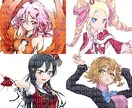 2月末まで特別価格！ 1枚絵/アイコン作成します 版権キャラ/オリキャラ 即日対応可！ご相談だけでも◎ イメージ2