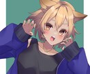 可愛い女の子のSNS用アイコンを描きます 商用利用無料！萌え可愛いタッチのイラストです！ イメージ2