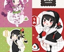 ふんわりポップで可愛いイラストをお描きします デフォルメ(SD)イラスト・アイコンやグッズ・配信活動等に！ イメージ9