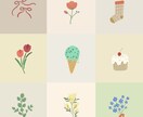 何にでも使えるゆるいイラストを描きます アイコンやサイトまで、なんでも使いやすいイラストを描きます！ イメージ1