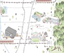 可愛い手描きイラストMAPを作成致します 集客につながる賑わいのある可愛い手描きMAPはいかがですか？ イメージ1