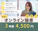事前相談済の方専用  オンライン事務代行承ります 溜まった雑務を3時間で解消しませんか？ イメージ1