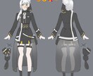 ご要望のオリジナルキャラをデザイン、1枚絵にします あなたの好みをバッチリ把握をし、2or3面図と1枚絵を描く イメージ6