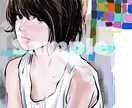 オリジナルの似顔絵プロフイラスト作成いたします 当方イラスト画風によるあなたのカラーCGイラスト描きます。 イメージ1