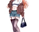 キャラクターイラスト制作致します 綺麗な塗りで魅力的なキャラを丁寧に描きます イメージ2