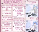 商用利用◎キレイ可愛い系の通常・SD女の子描きます 笑顔【目】無料❀1枚絵・アイコン・立ち絵 Etc.. イメージ2