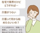 現役の特養ケアマネが介護の悩みを聞きます 今の状況を整理して、あなたに合った介護の形を一緒に考えます イメージ3