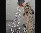 ご希望の絵柄でイラストを描きます 水彩風からアニメ塗り、浮世絵風やミュシャ風まで可能です！ イメージ2