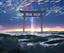 綺麗な夜空の背景イラスト描きます 心惹かれる美麗な夜空はいかがですか？ イメージ5