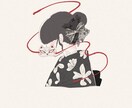 あわい、表情を描かないイラスト・アイコンを描きます ご依頼主様の世界観をイラストに イメージ3