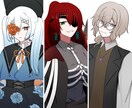 アニメ塗り立ち絵制作します TRPG・MV・配信対応イラストをアニメ塗りで イメージ1