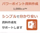 パワーポイント資料作成します シンプルで分かり安い資料作成が得意です。 イメージ1