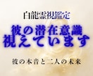 白龍霊視│彼の潜在意識から本音と未来を視ます 彼の本音を知った瞬間、あなたの恋は動き始めます イメージ1