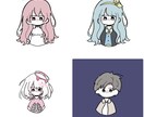 ゆるかわ手書き風｜イラストお描きします 2体¥1000 ｜ 個人様から活動者様まで誰でもOK イメージ3