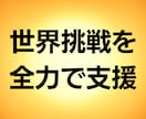 世界への挑戦を全力応援します あなたが本気で叶えたいゴールを掘り起こします！ イメージ1