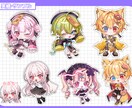 様々な用途のSDイラスト制作承ります アイコン、配信、動画、スタンプ用など幅広く対応致します！ イメージ4