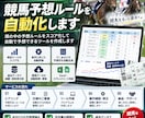あなた独自の競馬予想ルールを自動化します 頭の中の予想ルールをスコア化して自動で予想します イメージ1