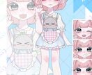 ゆるかわメイド系キャラクターお譲りします 配信映え抜群♡ねこメイドの魂募集中！ イメージ1
