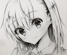 イラストオーダー　鉛筆画かきますます あなたの好きなキャラクター鉛筆画で色紙に絵をかきます イメージ1