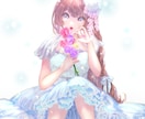 立ち絵・一枚絵のお仕立ていたします 頭身高めの現代的な男女、シンプル衣装orドレスが得意です イメージ3