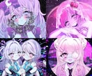 オーダーメイドでイラストお描きします 活動用イラストや動画サムネイルなど何でもご相談ください！ イメージ3