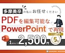 美大卒が"PDF"を"パワーポイント"で再現します PDFデータに手を加えたい！そんな悩みを解決します イメージ1