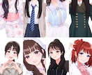 ご自身をキャラ化も！華やかな似顔絵を制作いたします アイコンから全身まで◎クリスマスプレゼントにも♪ イメージ2