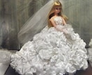 結婚式のドレスをドールサイズで作成します ウェディングドレスのミニチュアを作ります。 イメージ4