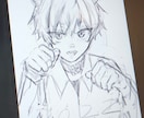SNS・ブログ用　目を惹くアイコン描きます 顔写真からおしゃれなイラスト似顔絵にすること可能！ イメージ7