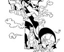 線が多いボールペン画！ゴリ渋イラストを提供します 安価でゴリ渋イラストをご提供！ イメージ2
