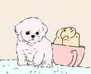 グニャニャが描く！シンプルなペット似顔絵描きます ペットとの思い出、プレゼントにどうですか？ イメージ3