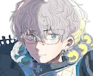 商用利用OK！低価格でアイコンや立ち絵募集します 男の子・女の子問わず　厚塗り・美人系のお顔が得意です イメージ1